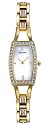 Accurist Gold Plated Ladies Stone Set Bezel Bracelet Watch - LB1248P