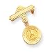 14k Holy Family Medal Pin