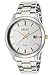 Seiko Men's SUR053 Two-Tone Stainless-Steel Quartz Watch with Silver Dial