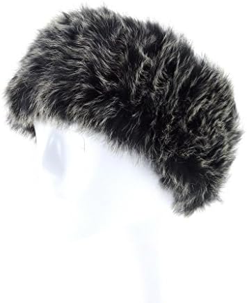 Cozy Z Winter Knit Rabbit Fur Ski Snow Plush Headwrap Headband Earwarmer
