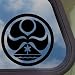 HIC HAWAIIAN ISLAND CREATIONS Black Decal Window Sticker