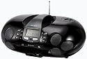 Scott SW M8 BK Boom Box (CD-DA, CD-R/RW, MP3-CD, CD Ripping, USB/SD, AUX, PLL Radio Tuner FM/AM) schwarz