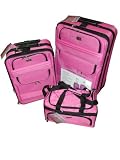 3 pc Luggage Set, PINK