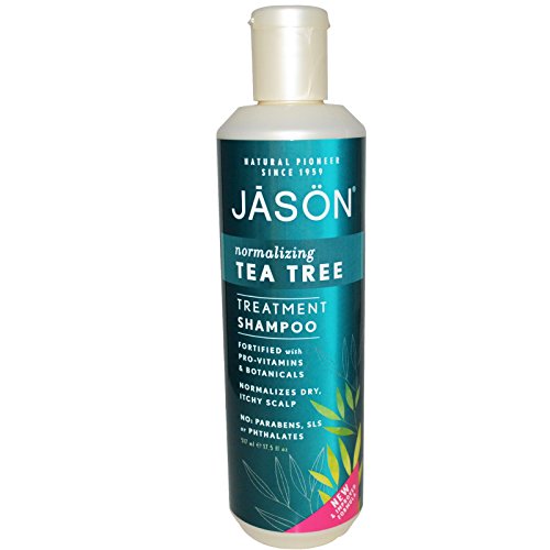 JASON All Nautral Organic Normalizing Tea Tree Shampoo and Conditioner Bundle For Flaky Scalp