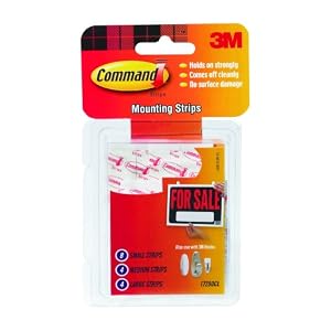 3M Command 17200CL Assorted Mounting Replacement Strips by 3M
