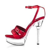 Pleaser Allure-655 5.5 Inch Stiletto Heel Platform Sandal Size 13