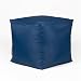BAR B CUBE Beanbag Stool BLUE - Outdoor & Indoor use (water resistant)