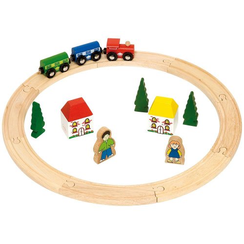 BigJigs: My First Complete Wooden Train Set 20 Pc 41IFzbMbiZL BigJigs: My First Complete Wooden Train Set 20 Pc