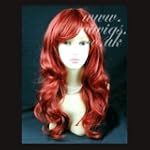 Stunning Long Wavy Light Copper Red m...