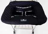Balboa Baby Shopping Cart Cover - Black with Geo Trim