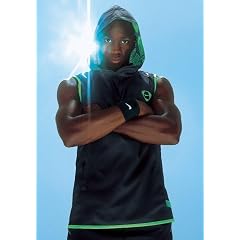 NIKE Sport-Shirt Tanktop mit Kapuze Tank TOP schwarz