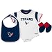 Reebok Houston Texans Newborn Creeper, Bib & Bootie Set Size: 6-9 Months