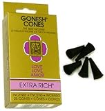 Review Gonesh  / Love - Gonesh Incense Cones - Pack of 25