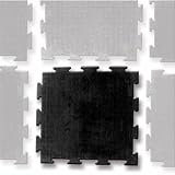 Center Interlocking Rubber Mat - 2' x 2' 1/2