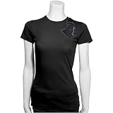 My U UCF Knights Black Ladies Giant Logo Slim Fit T-shirt