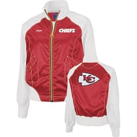 Kansas City Chiefs -Red/White- Women's Satin Cheerleader Jacket