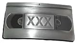 X99 XXX VHS Tape Belt Buckle Porn Sex Funny Cool