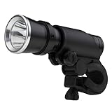 7dayshop Bike Light & Hand Torch - 3W LED Flashlight with Mount - Silver Ring