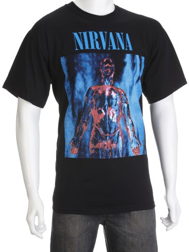 Mens Nirvana – Slither T-Shirt Black 4665TSBPM Medium