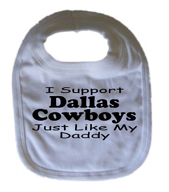 Dallas Cowboys Baby Bib Funny Bib Personalized Bib