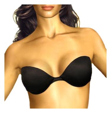 Wonderbra Women's Wonder Deep Plunge Strapless Pushup Bra  #7618