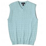 Byron Nelson Mens V-Neck Cable Vests
