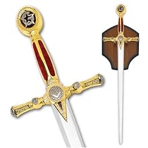 Classic Masonic Sword Red