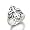Sterling Silver Victorian Style Open Cross Ring Size 6(Sizes 5,6,7,8,9)