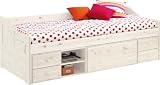 Steens 75600313 Liege Melanie mit Unterbau 90 x 200 cm Kiefer massiv, white wash