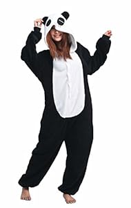 Newbetter Panda Cartoon Animal Pajamas Cosplay Party Anime Costume Adult Sleepwear