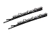 Thumper's Rhinestone Hair Pins