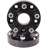 Rugged Ridge 15201.05 Black Anodized Wheel Spacer Pair (1.5", 5 x 5" Bolt Pattern)