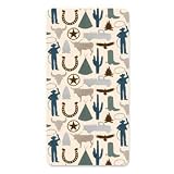 DwellStudio Cowboy Fitted Crib Sheet