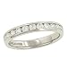11 Round Channel Set Diamond Anniversary Band .49cttw