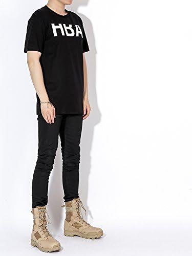 Hood By Air Men's Logo Print Round Neck T-Shirt XS Black