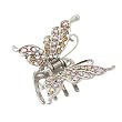 Brown Crystal Butterfly Hair Accessory Clip Fashion