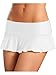 Zoogster Lingerie Ruffle Skirt by Espiral 5032 S/M White