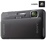 SONY DSC-TX10 3D – black + 16 GB SDHC Memory Card + E-force – Camera battery Li-Ion 650 mAh + Compact Pix Case – black (11×3.5×8 cm) (Waterproof cameras bundle pack) Picture