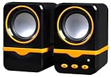 USB DIGITAL SPEAKERS - ORANGE ACCENT