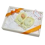 えくぼちゃん(ekubochan) 日本製 新生児肌着＆ミトン ギフトセット(イエロー)