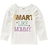 クレイジーエイト Crazy 8/ スマートライク マムマイ ティ アイボリー トップス長袖Tシャツ 12～18ヶ月【並行輸入】