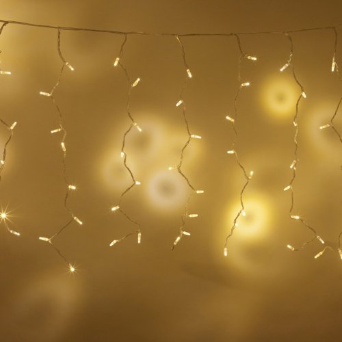 96er LED Lichtervorhang warmweiß,