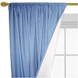 Roc-Lon Blackout Window Panel Pair - Satintone Sky (100x84