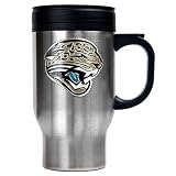 Jacksonville Jaguars 16oz Stainless Steel Travel Mug (Primary Logo)