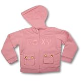Roxy Infant Girls Pink Hoodie With Satin Writing ~ Now Playing