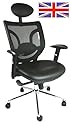 Lindo Fully Adjustable Black Executive Ergonomic Designer Office Chair 20KG ***POPULAR CHAIR-DISCOUNT APPLIED!***