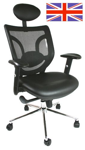 Lindo Fully Adjustable Black Executive Ergonomic Designer Office Chair ***POPULAR CHAIR-DISCOUNT APPLIED!***
