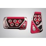 RAZO RP101RE JDM Red GT SPEC Automatic Pedal Covers