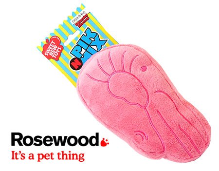 Detail image (Pik 'N' Mix) Squeaky Shrimp Dog Toy