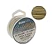 Fools Gold 22 Gauge Round Wire by Beadsmith 15 yards Permanently Colored Non-Tarnish Wire